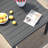 4-Person Patio Dining Set with Square Metal Dining Table and 4 Stackable PVC-coated polyester Dining Chairs-843604801