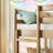 Space-saving Detachable Triple Twin Rubber-wood Bunk Bed-1516473353