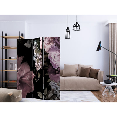 135cm W x 172cm H 3 - Panel Wood Folding Room Divider
