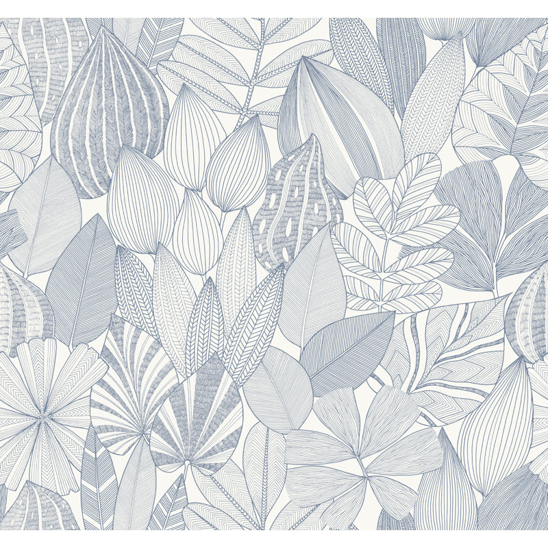 Mathias Green Botanical Wallpaper, Blue