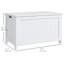 Coffre de rangement avec 2 charnières de sécurité, coffre de rangement moderne, blanc-1925890561-1925890565
