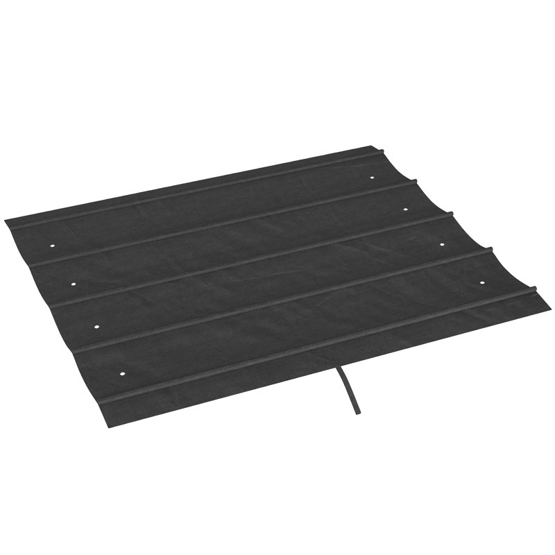 Cailly Retractable Pergola Roof UV30+ for 3 x 2 m Pergola Frame, Dark Grey