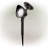 Black Solar Powered Integrated LED Metal Pathway Light