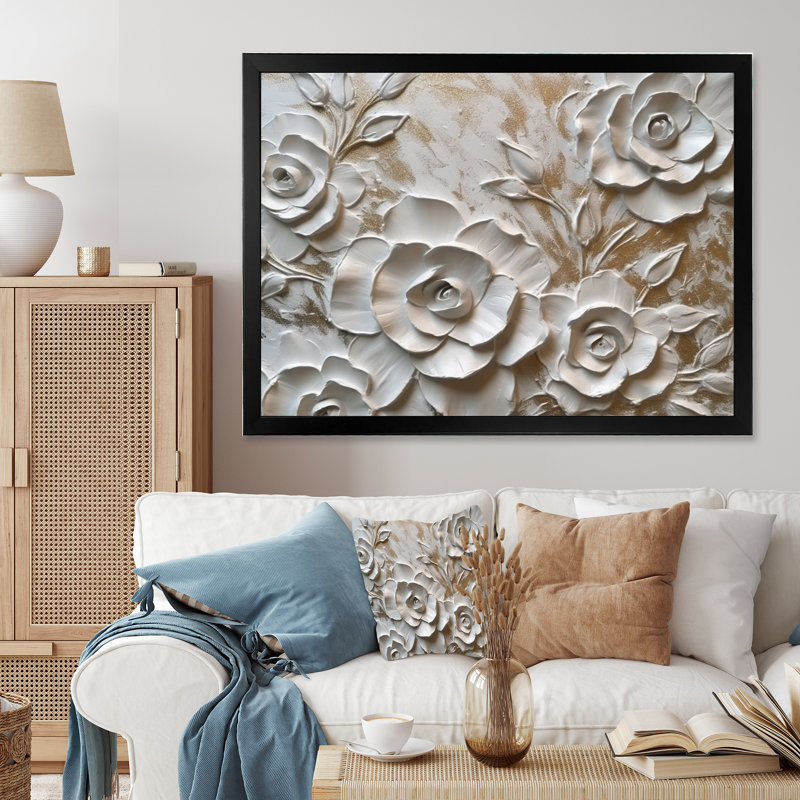 Arihaan Framed On Canvas Print, Framed Print, 12" H x 20" W, Black