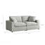 Canapé modulaire 2 pièces Jenny