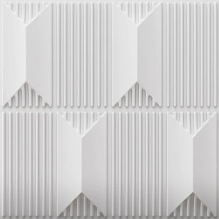 Ensemble de panneaux muraux 3D de qualité supérieure 19,7 po x 19,7 po ELEVIQ (ensemble de 12) (Ensemble de 12)