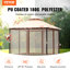 10 Ft. W x 10 Ft. D Metal Patio Gazebo