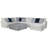 Mazekine Upholstered U-Shaped Sectional-87539700