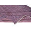 Tapis contemporain de 5,6 x 9 pi en mauve noué à la main en Turquie