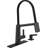 Pivotal Single Handle Exposed Hose Kitchen Faucet-84420490