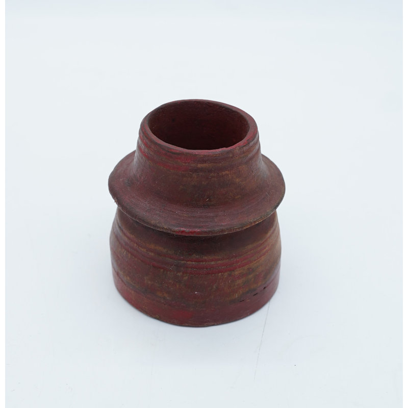 Fabdivine Timeless Wooden Vase for Modern Décor