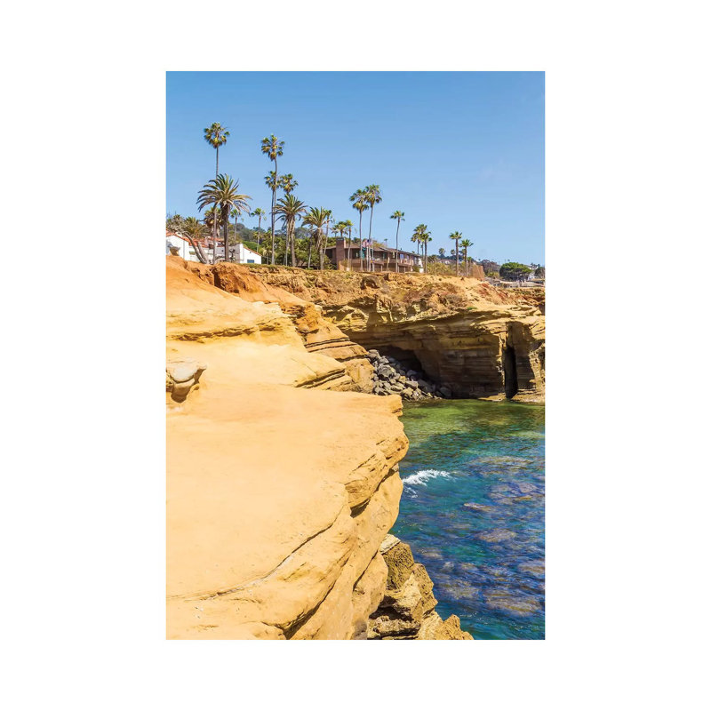 San Diego Sunset Cliffs by Melanie Viola - Wrapped Canvas Print, 101.6 cm H x 66.04 cm W x 1.91 cm D