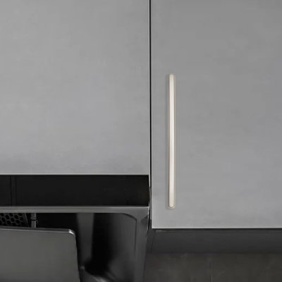 Paquet de 6 poignées d'armoire, poignées d'armoire de cuisine à trou central, poignées de tiroir en alliage de zinc avec des courbes douces, quincaillerie d'armoire durable pour la rénovation de la maison