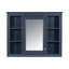 Meuble-lavabo 36 po avec armoire à pharmacie, armoire de rangement moderne avec 2 portes à fermeture douce et 4 tiroirs, meuble-lavabo simple-118003869