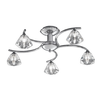 Tipton Glass Semi Flush Mount