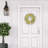 Artificial Tulip Floral Spring Wreath with Green Leaves-240289511