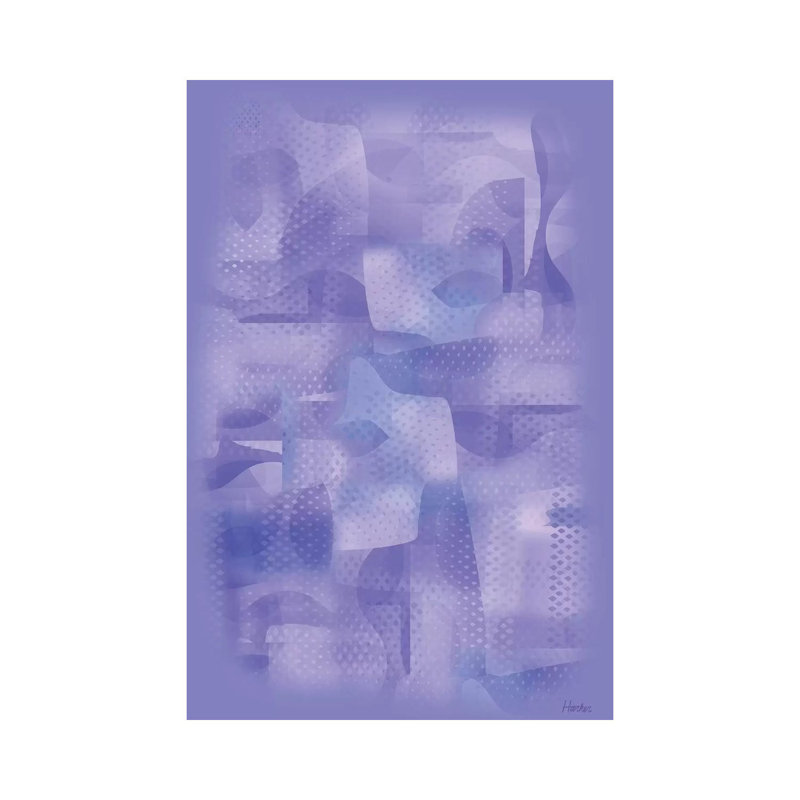 Almost Blue - Wrapped Canvas Painting, 45.72cm H x 30.48cm W x 1.905cm D
