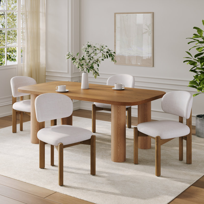 Ensemble de 4 chaises de salle à manger rembourrées Comfort