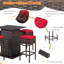 Ensemble de bar Brandilee