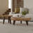 Coffee Table Set with Oak Legs