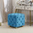 Blue Modern Velvet Upholstered Ottoman, Exquisite Small End Table, Soft Foot Stool,Dressing Makeup Chair, Comfortable Seat For Living Room, Bedroom, Entrance-1903420064