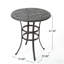 Table de bar en fonte d'aluminium