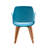 Jawed 18'' H Polyurethane Upholstered Armchair-1139583793