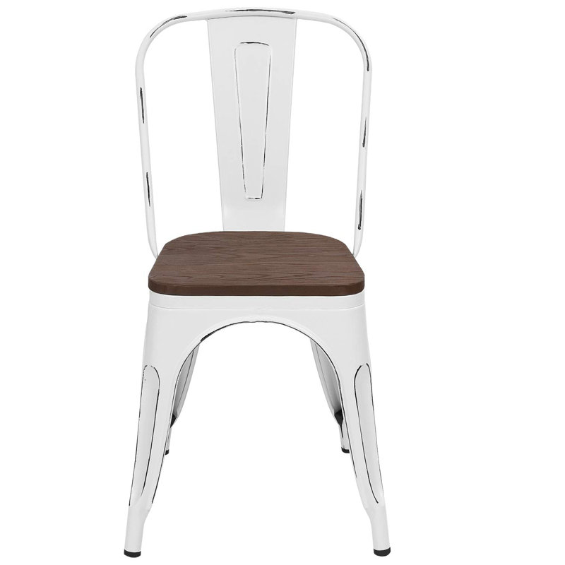 Chaise d'appoint Augustine, Blanc
