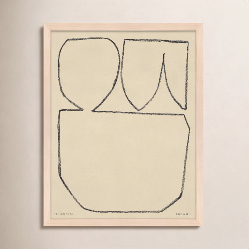 Sand 2 Print by Michael Kempen, 20" H x 16" W x 1.25" D, Maple