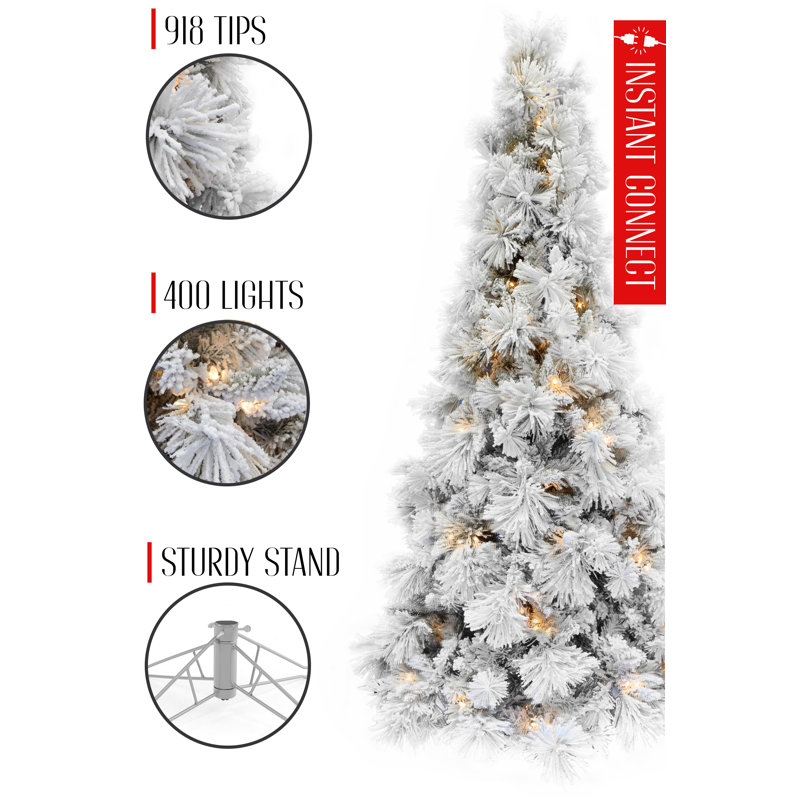 90' Lighted Christmas Tree