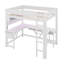 Lit mezzanine double pleine grandeur avec bureau en L, tablettes de rangement, station de charge et lumières-2099900841