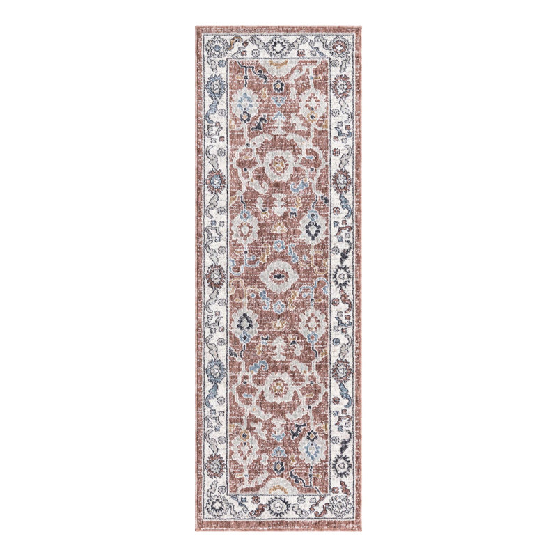 Erica Floral Indoor Rug, Runner 2' x 6'