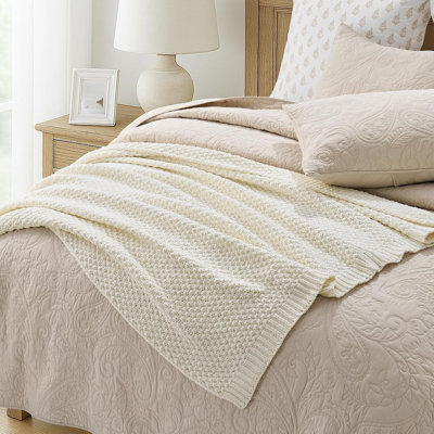 Chunky Chenille Knit Throw Blanket