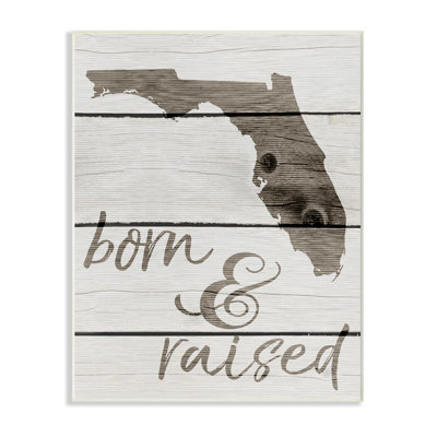 «Born And Raised Florida», art textuel