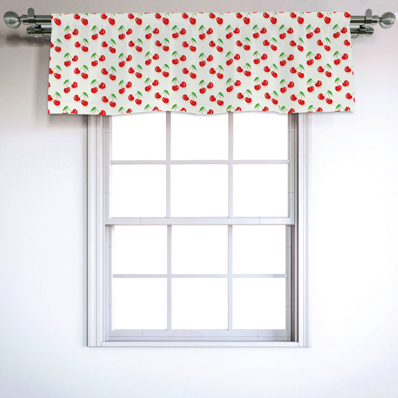 Sateen Ruffled Window Valance