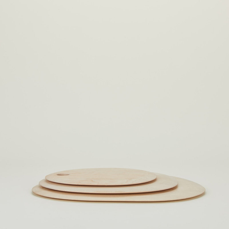 Pebble Cutting Board - Medium, Maple Wood, 13.6" x 10.75"