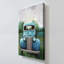 "Vintage Blue Truck" par Nan, reproduction sur toile-418865431