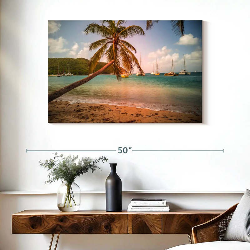Gillard Tobago Cays Beach Palm