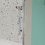 Porte de douche coulissante de 56 à 60 po x H 72 po avec porte en verre trempé de 1/4 po 6072-111493750