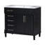 Base de meuble-lavabo simple 36 po seulement