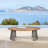Chailey Oval Metal Outdoor Coffee Table , 47'' in. W 26'' in. D