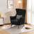 Black Faux Leather