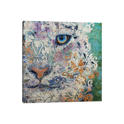 Royal Snow Leopard by Michael Creese - Wrapped Canvas Painting