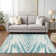  Machine Washable Indoor/Outdoor Chantille ACN876 Black Rug