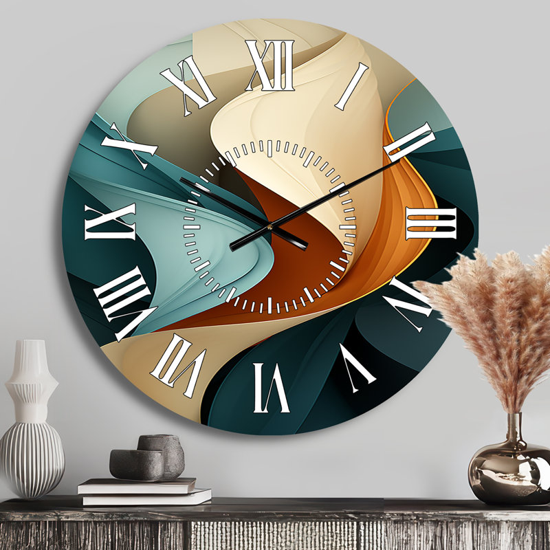 Horloge murale Teal, Médium