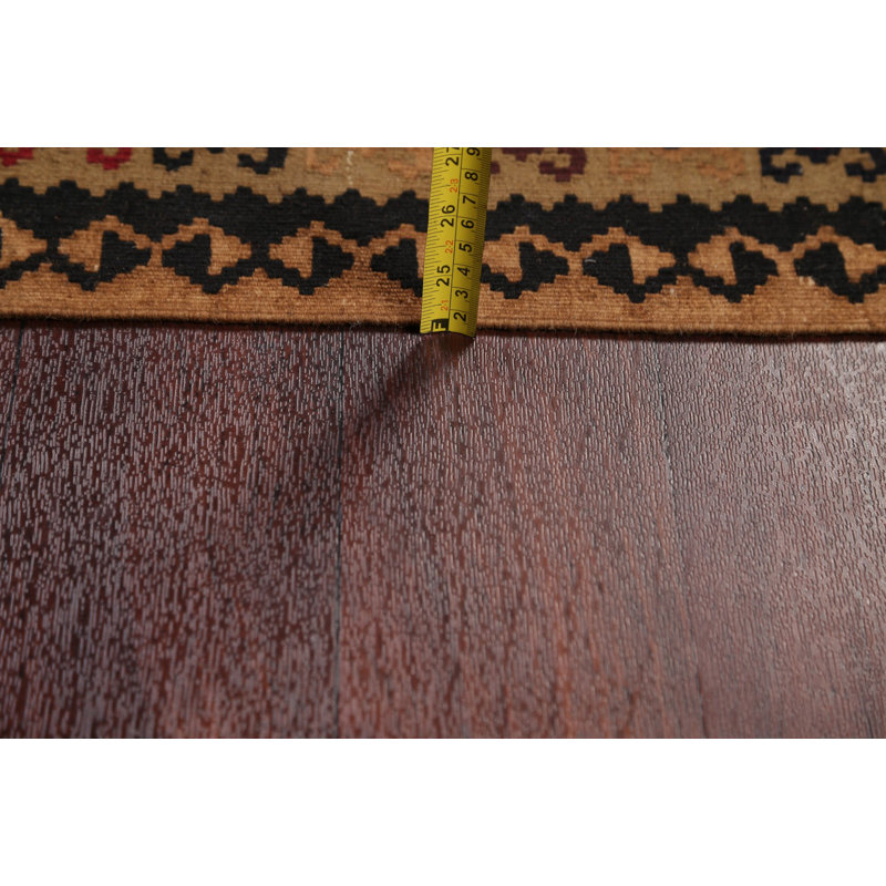 Tapis intérieur en laine 9 pi 8 po x 4 pi 1 po one-of-kind main-noué la new age