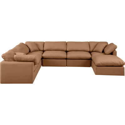 Itala Upholstered U-Shaped Sectional Reversible