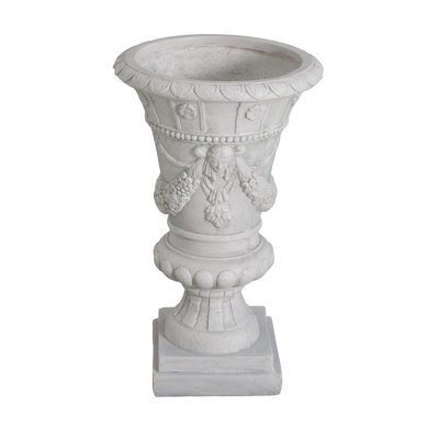 Garden Urn, Light Grey, 23.75'' H