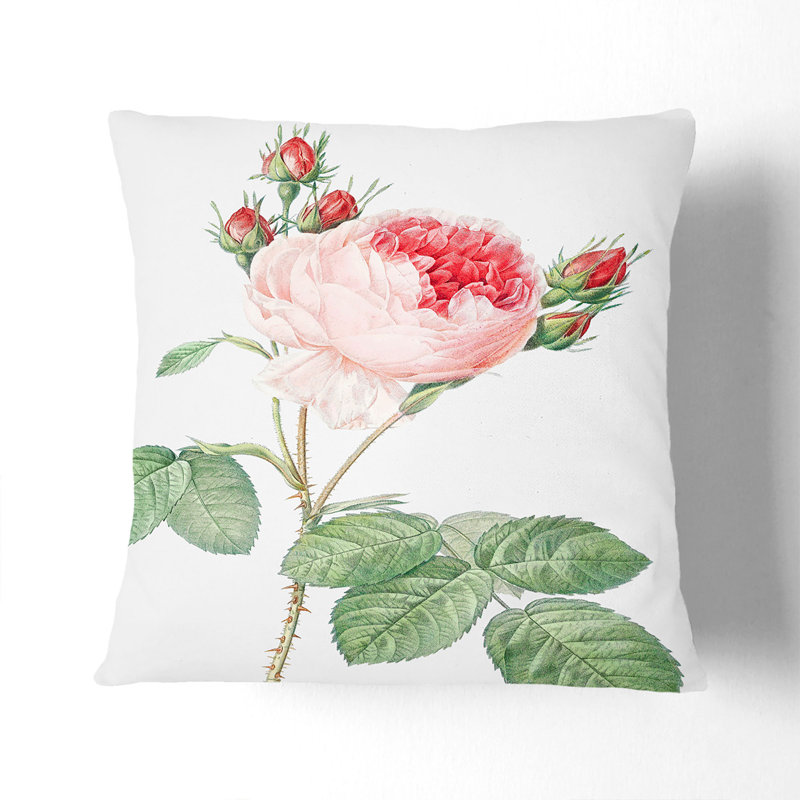 Square Throw Cushion, White, 40 x 40 cm