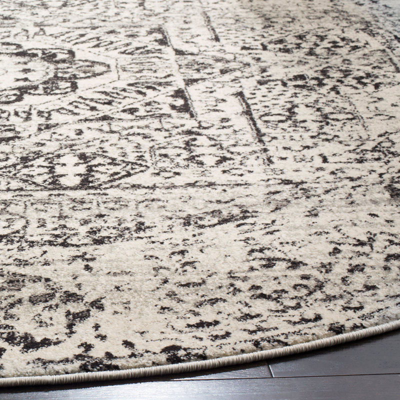 Bryker Oriental Hand Woven Area Rug, Round 201 cm